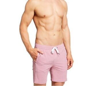 New Without Tags Onia Men’s Charles 7” Micro-Gingham Swim Trunks